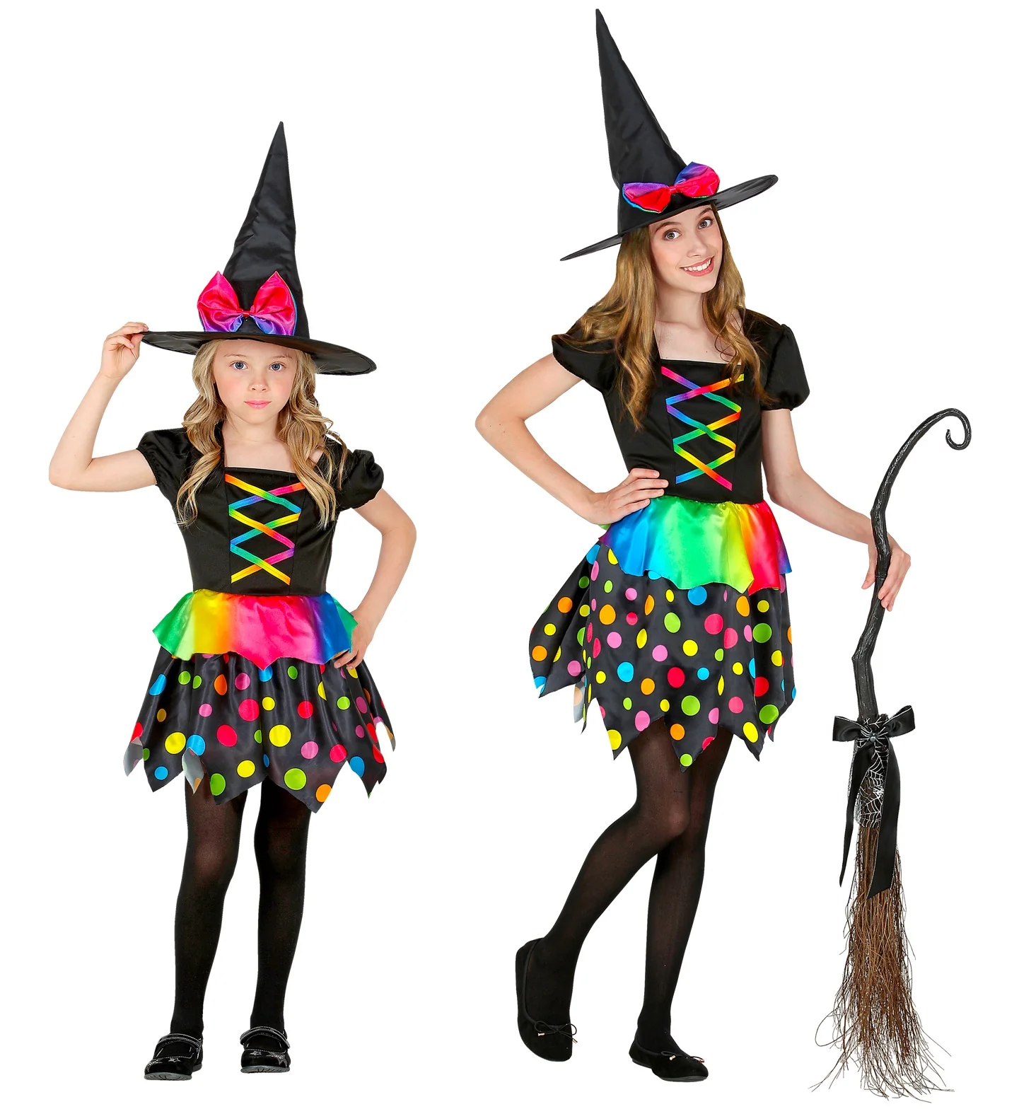 Kleurrijke heksenjurk kinderen - Image 5