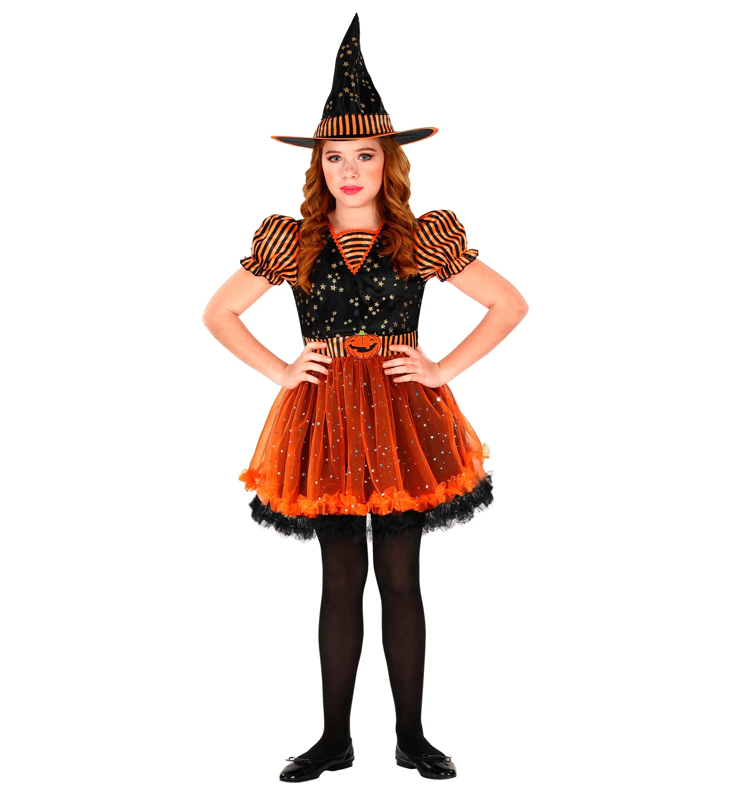 Heksenjurk oranje Witchie - Image 2