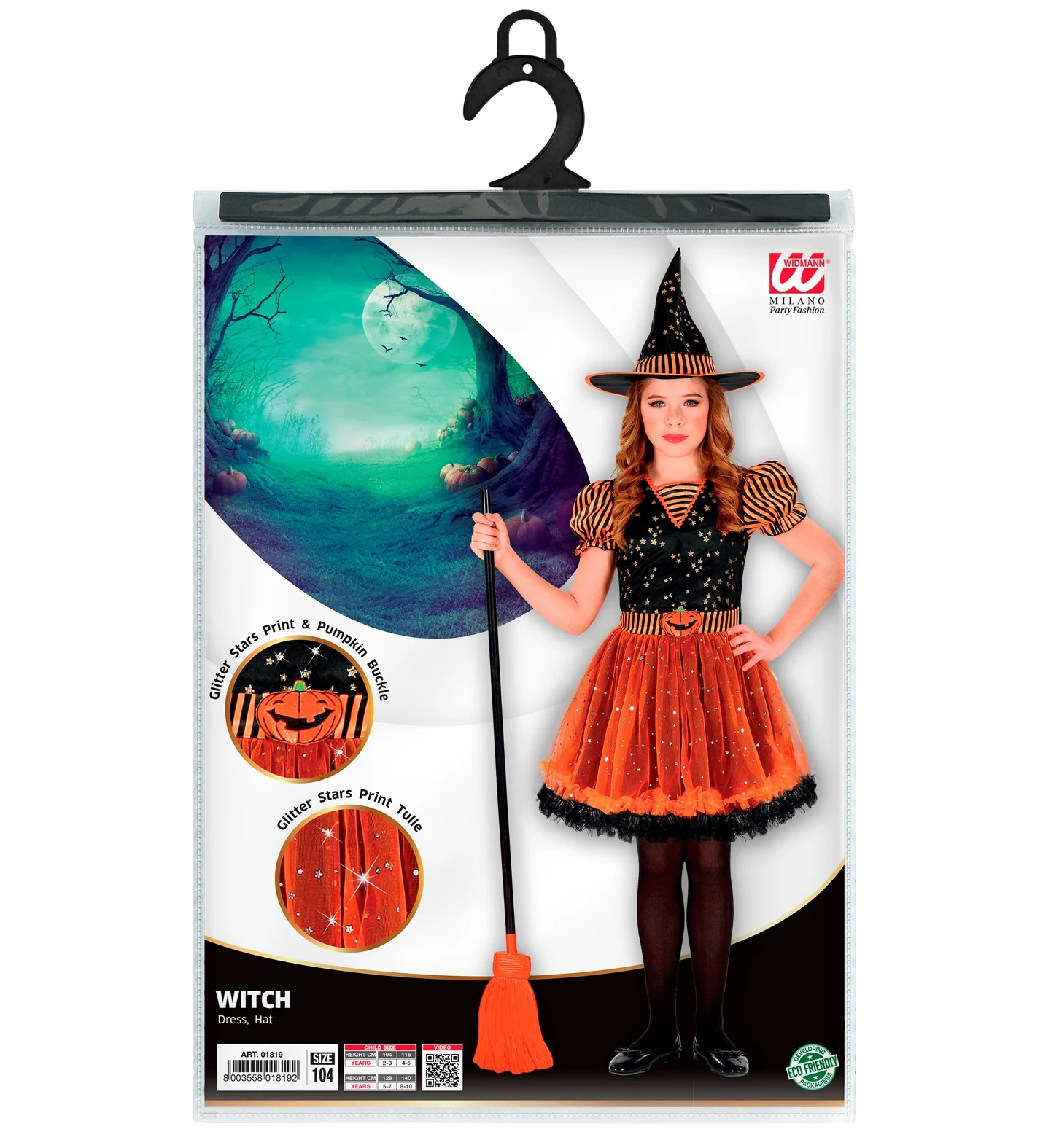 Heksenjurk oranje Witchie - Image 5