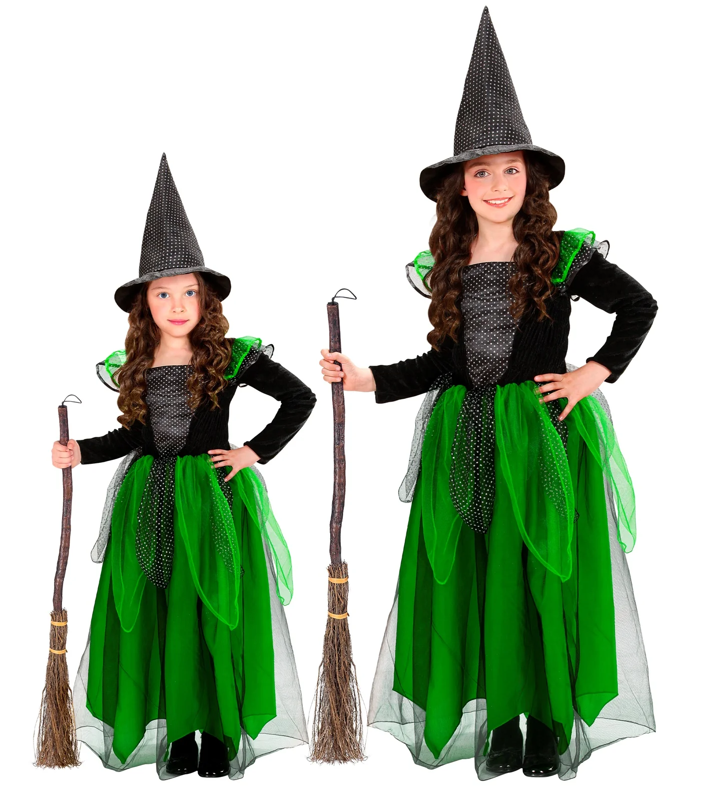 Heksen kostuum Klaartje groen - Image 3
