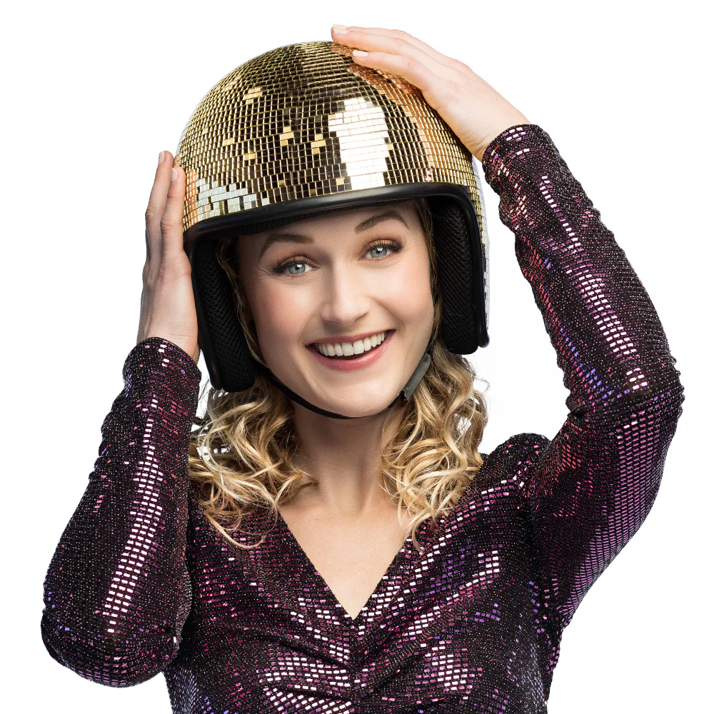 Helm Disco goud - Image 3