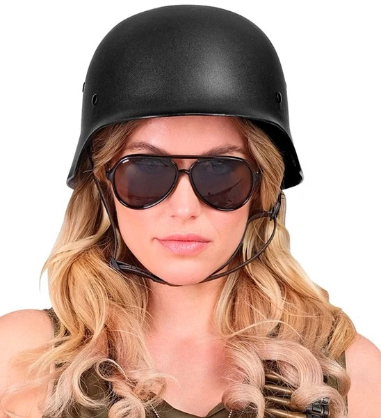 Helm militair zwart Isa