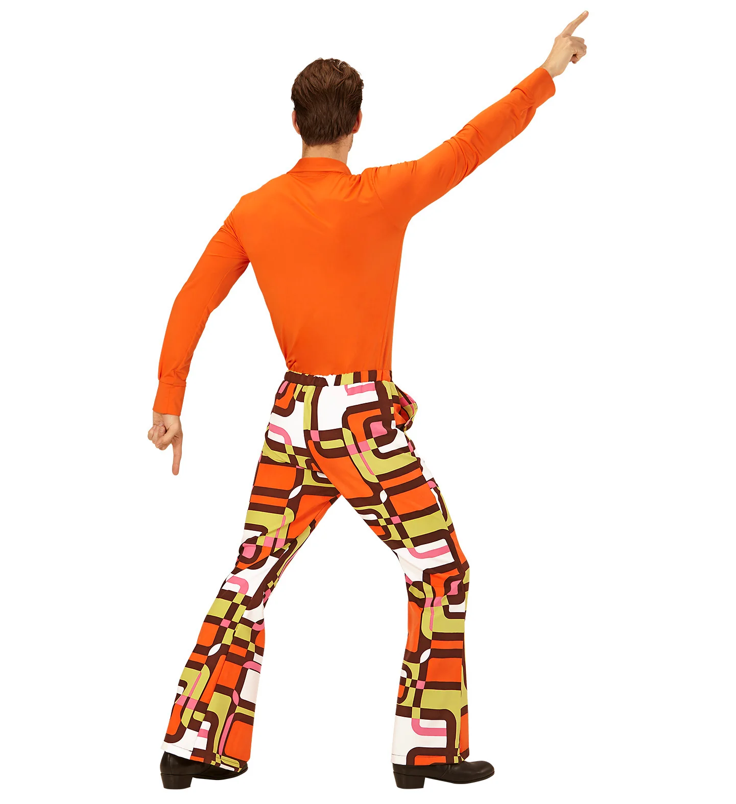 Heren disco broek jaren 70 vlakken - Image 3