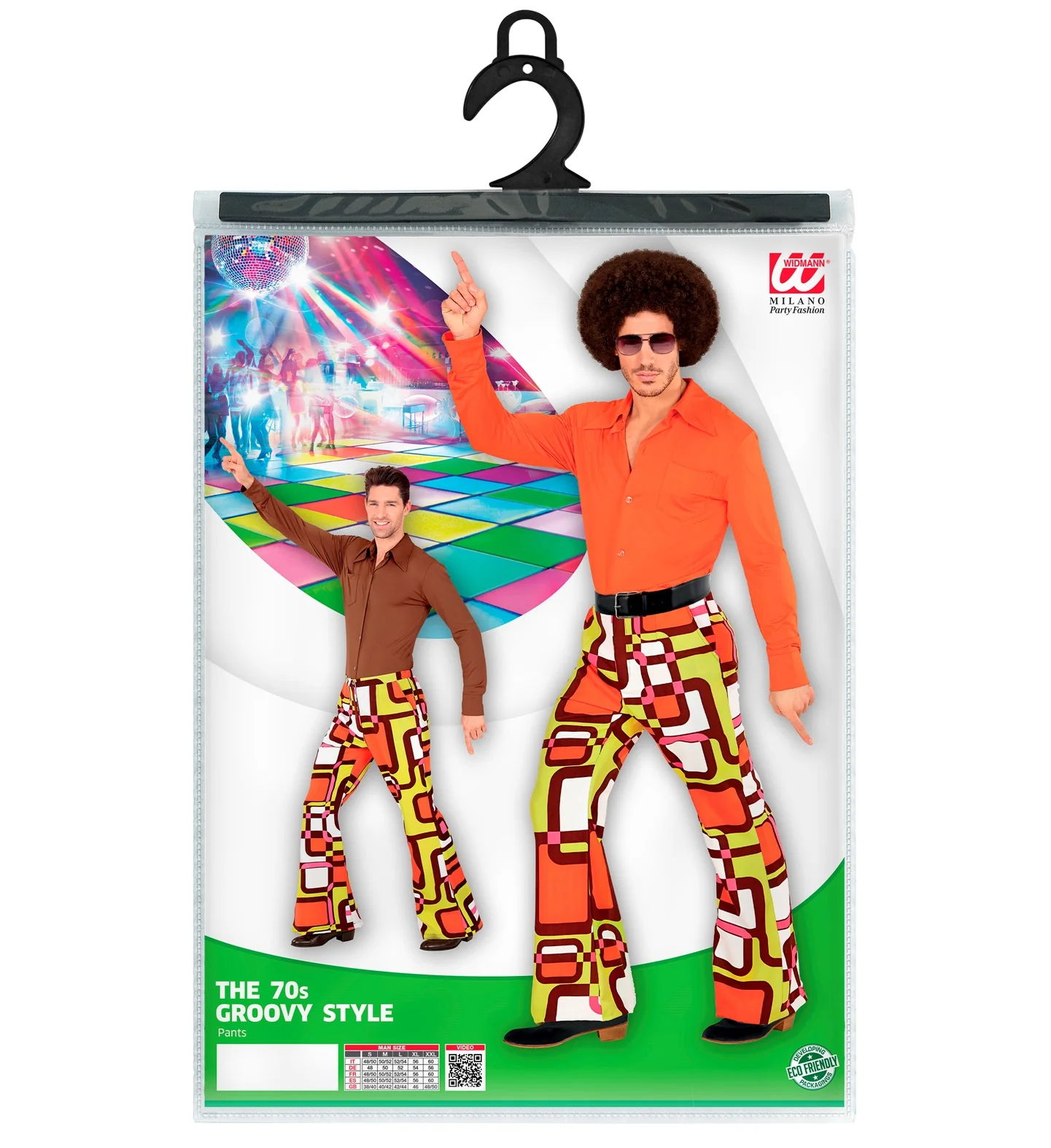 Heren disco broek jaren 70 vlakken - Image 5