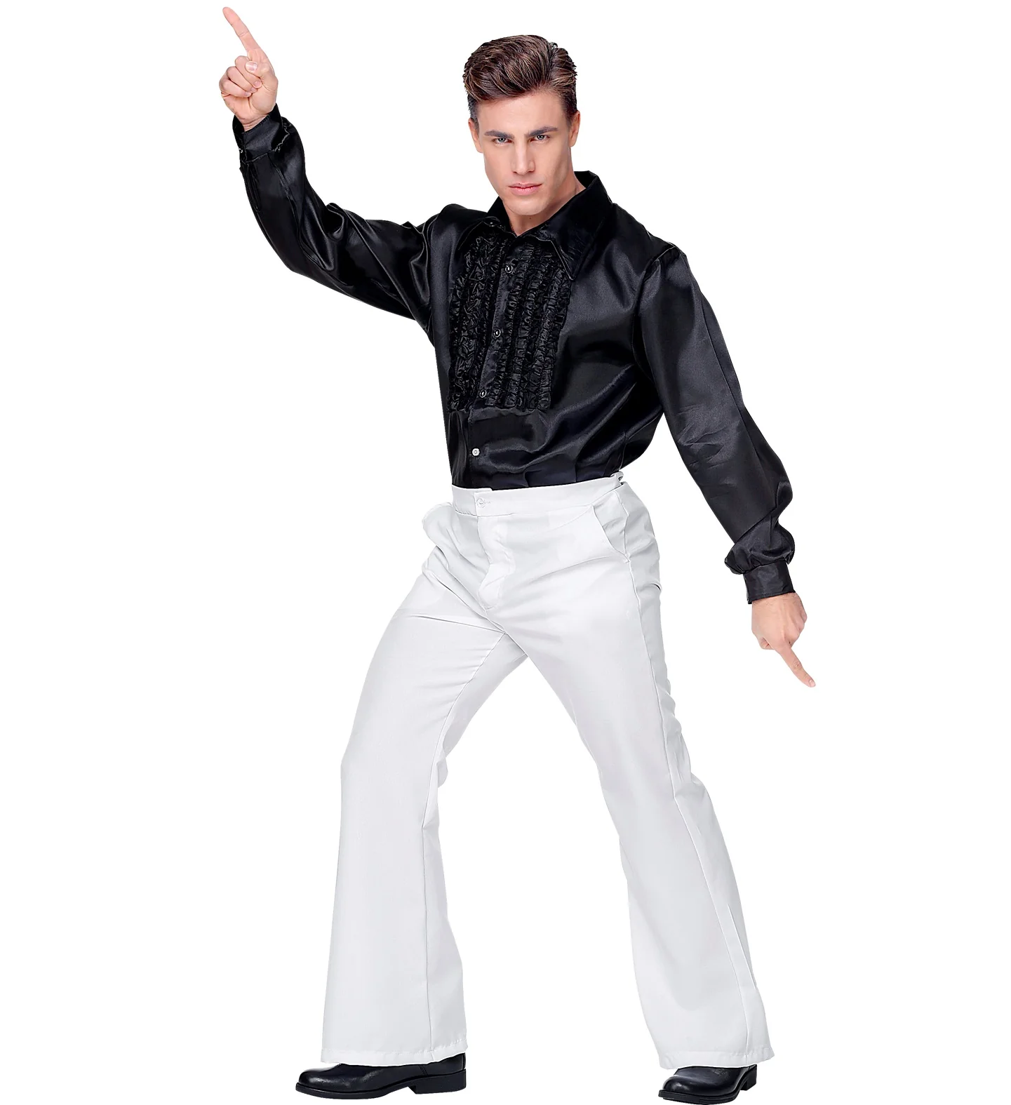 Witte disco broek heren - Image 2