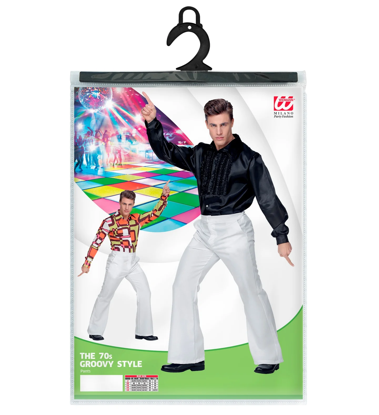 Witte disco broek heren - Image 4
