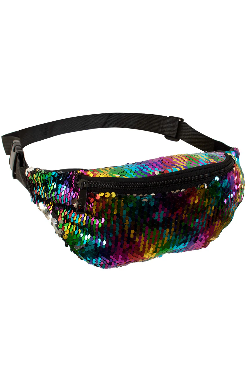 Heuptasje multicolour met glitters