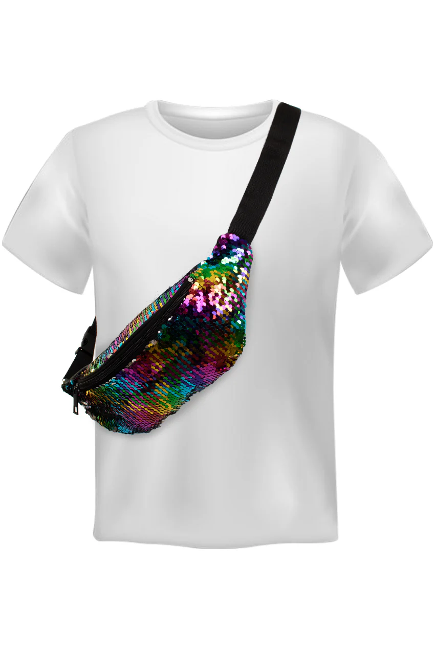 Heuptasje multicolour met glitters - Image 2