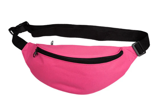 Heuptasje neon roze