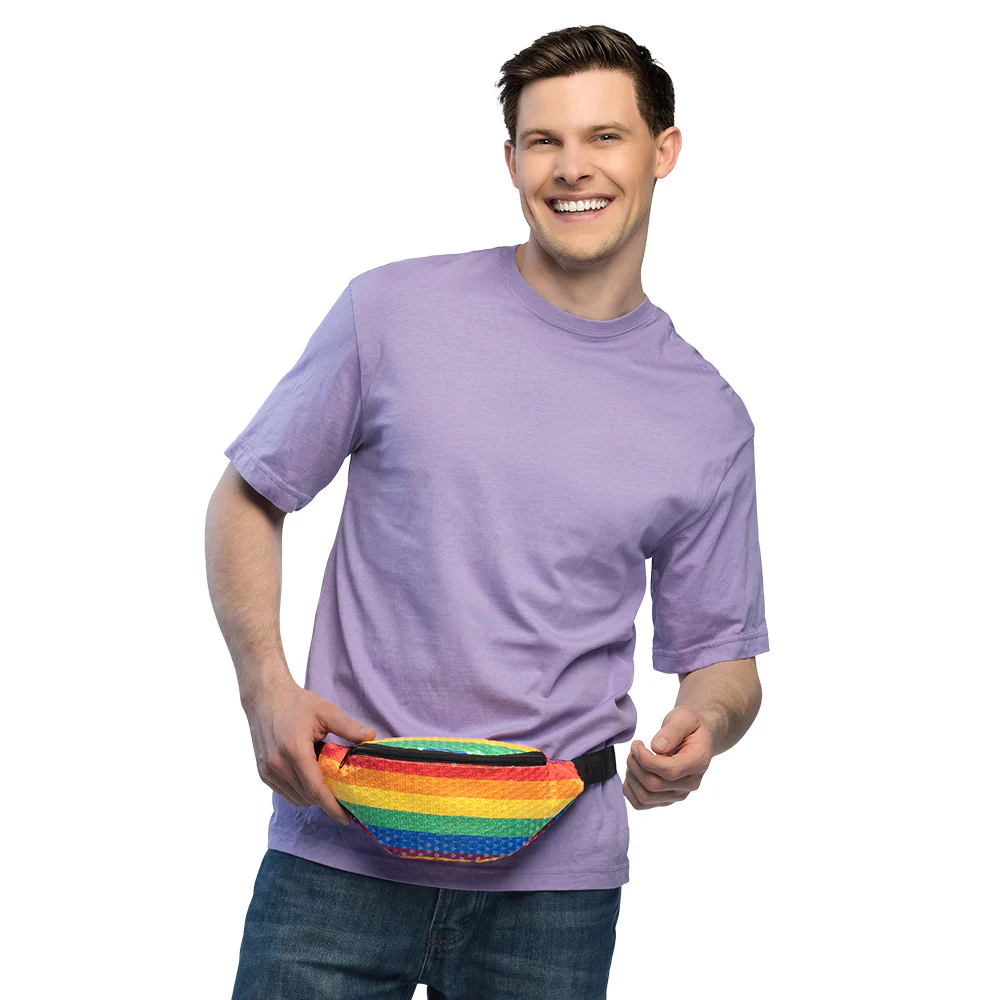 Heuptasje Sequins regenboog - Image 3