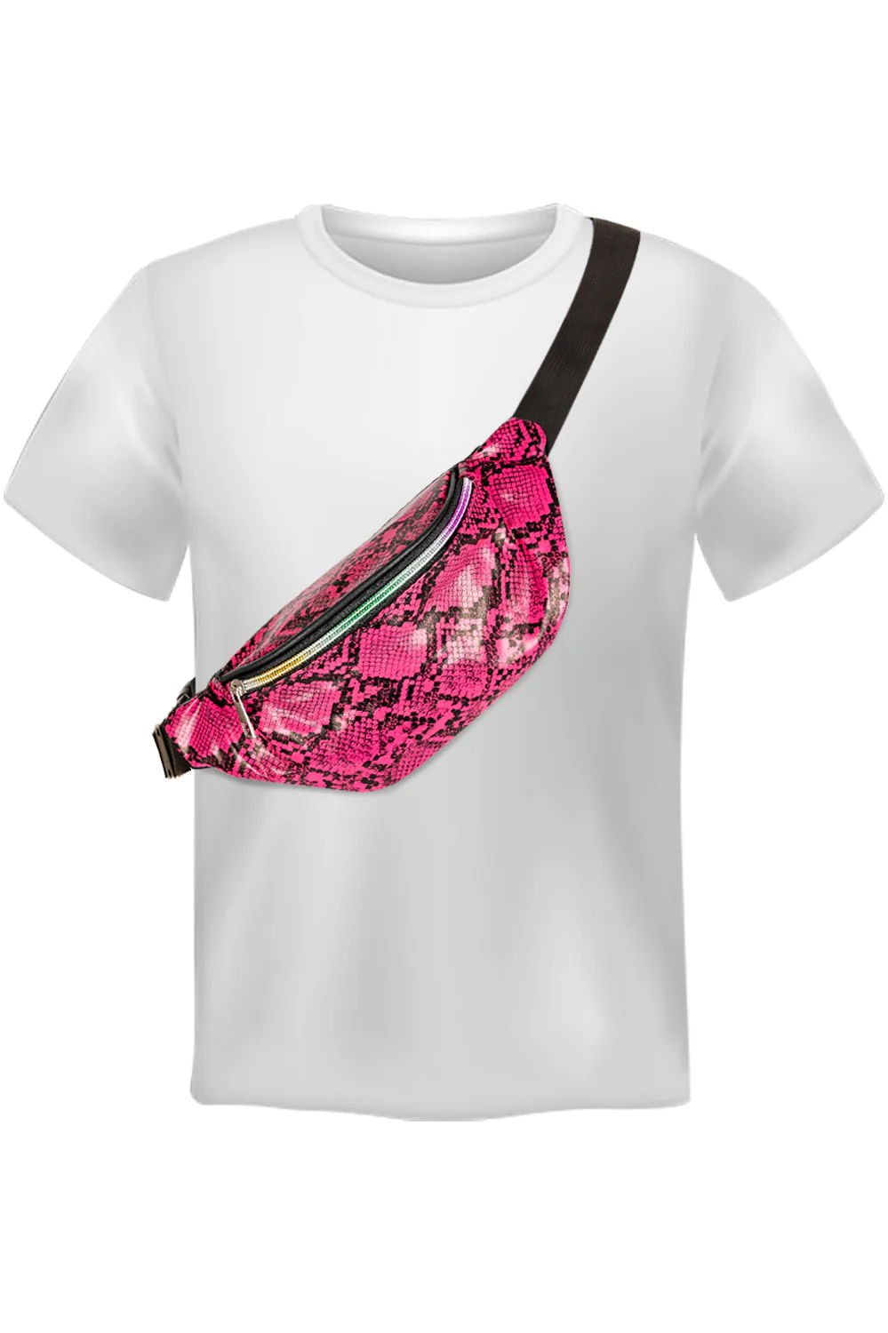 Heuptasje Slangenprint roze - Image 2