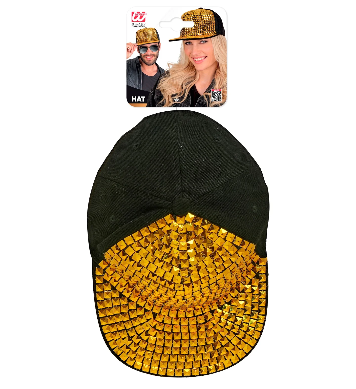 Hip hop cap goud/zwart - Image 3