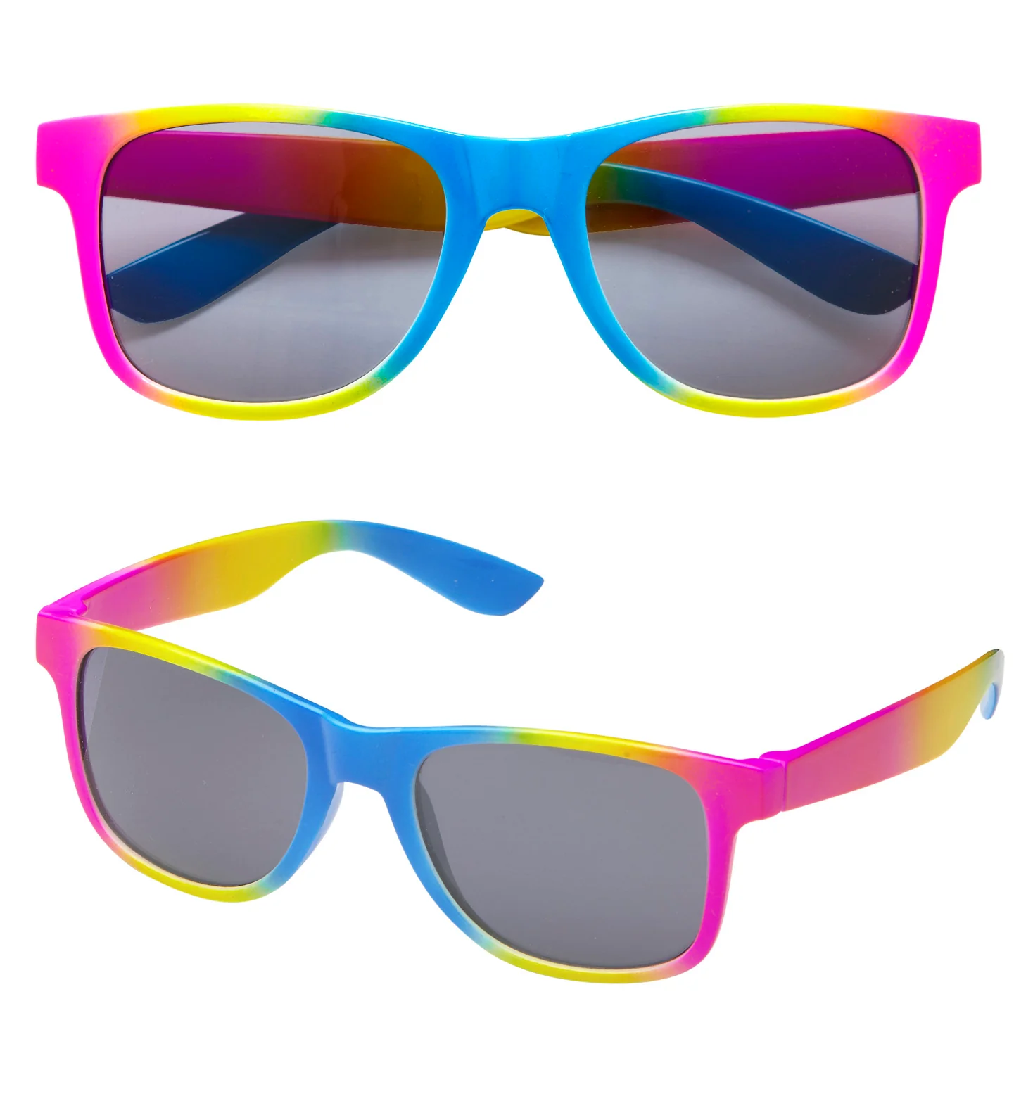 Hippie bril regenboog karakter