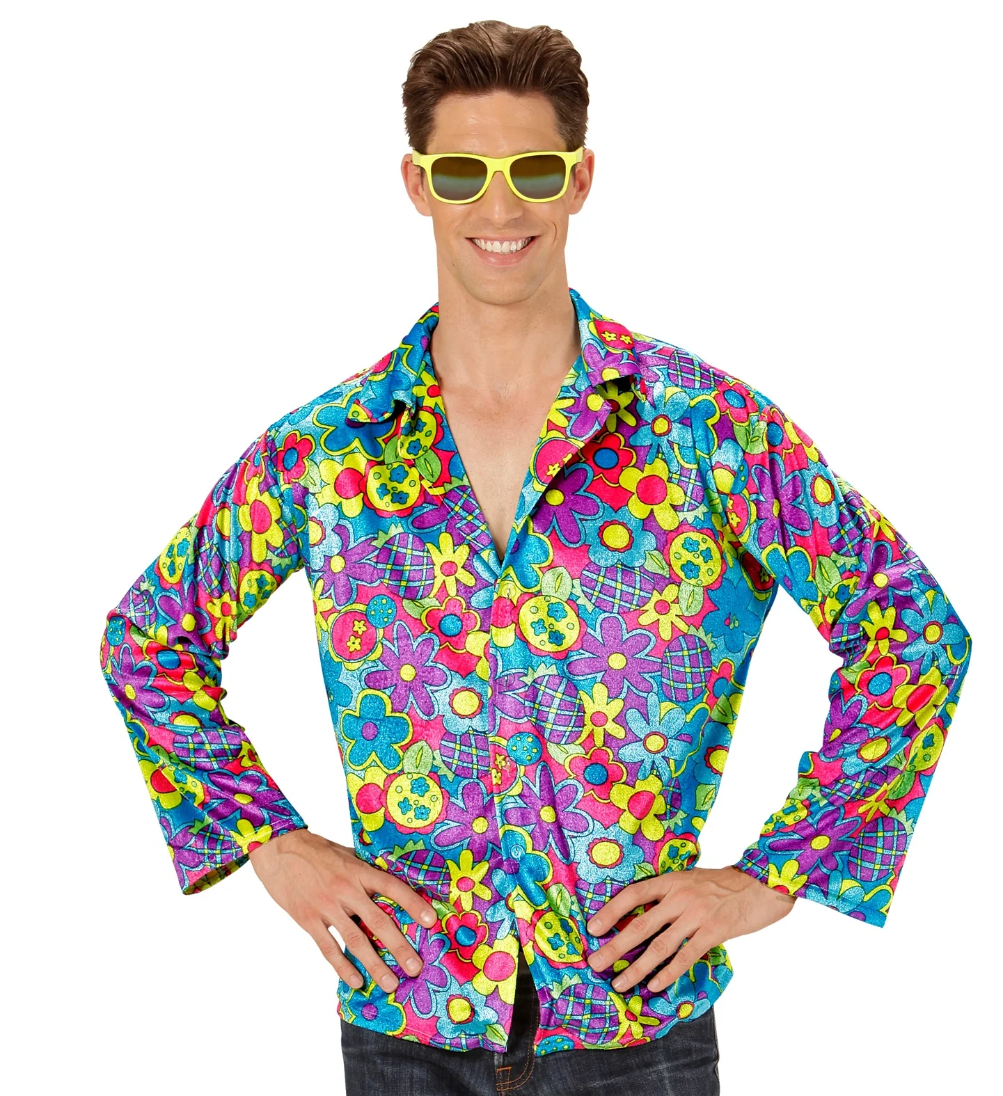 Hippie shirt flower power - Image 2