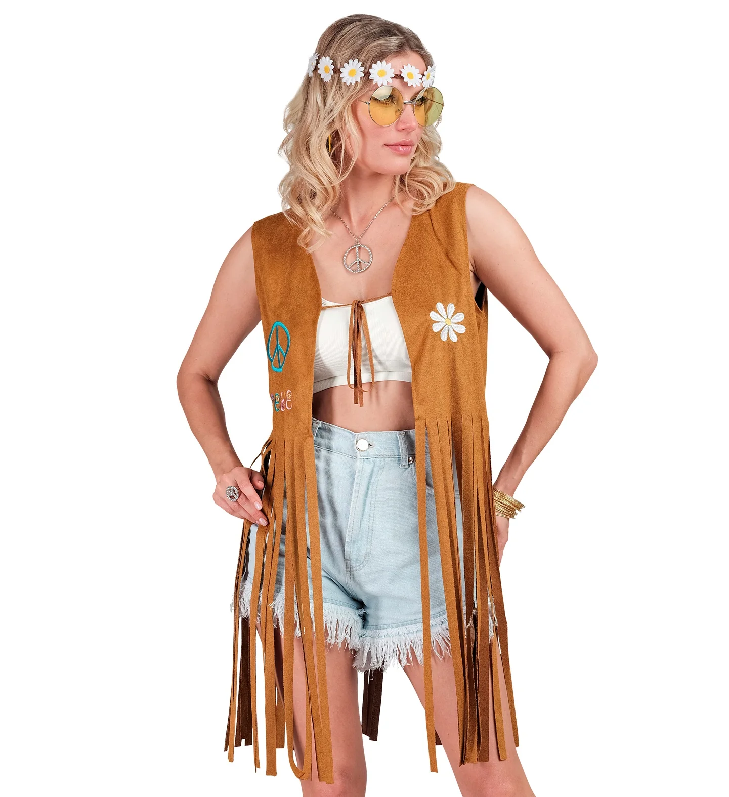 Hippie vest met franjes - Image 2