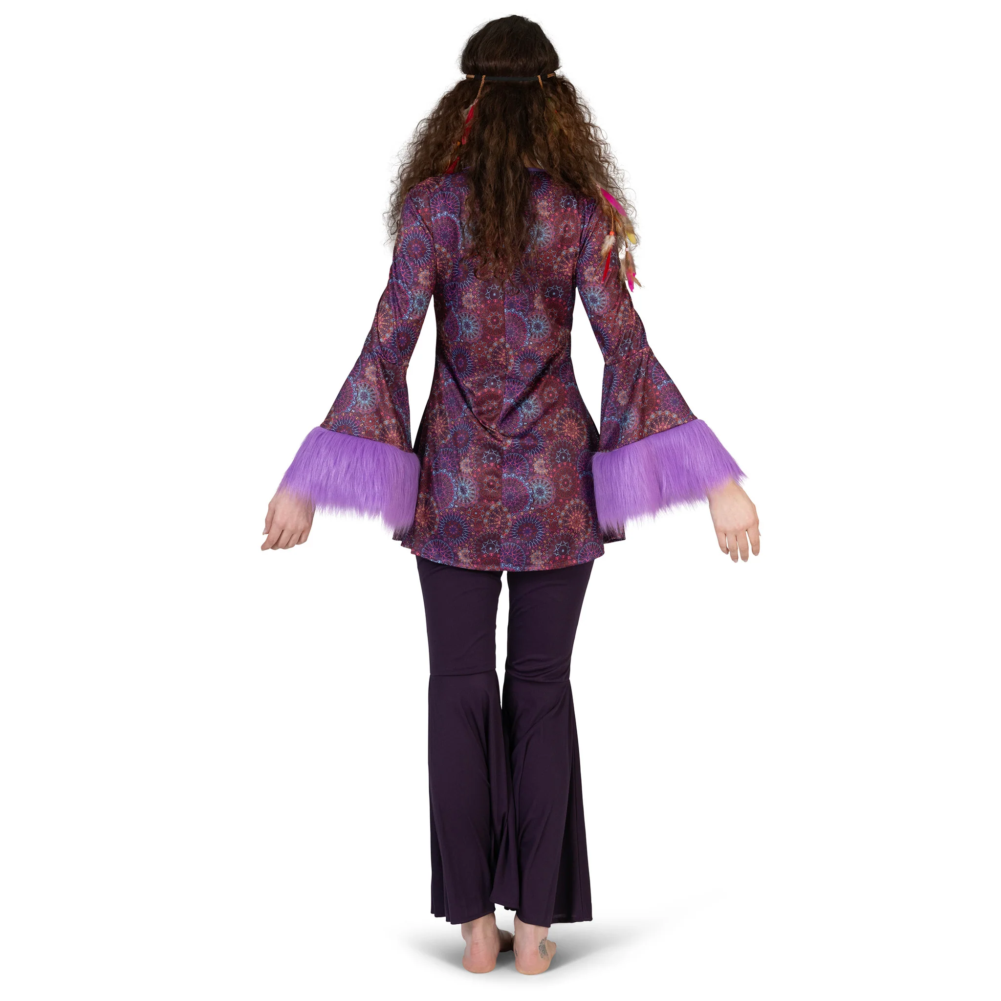 Hippie jurkje paars psychedelisch - Image 3
