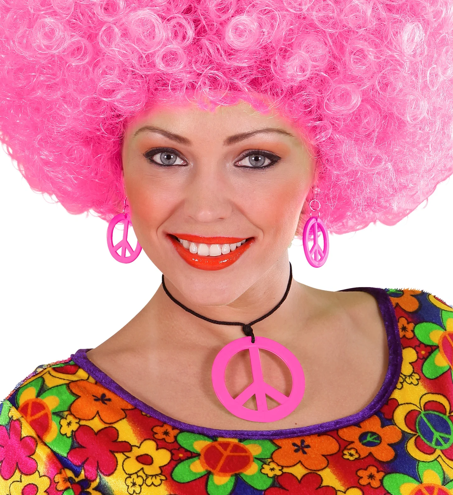 Hippie ketting en oorbellen groen - Image 4