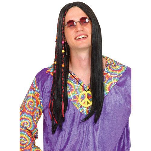 Hippie peace pruik Tim - Image 2
