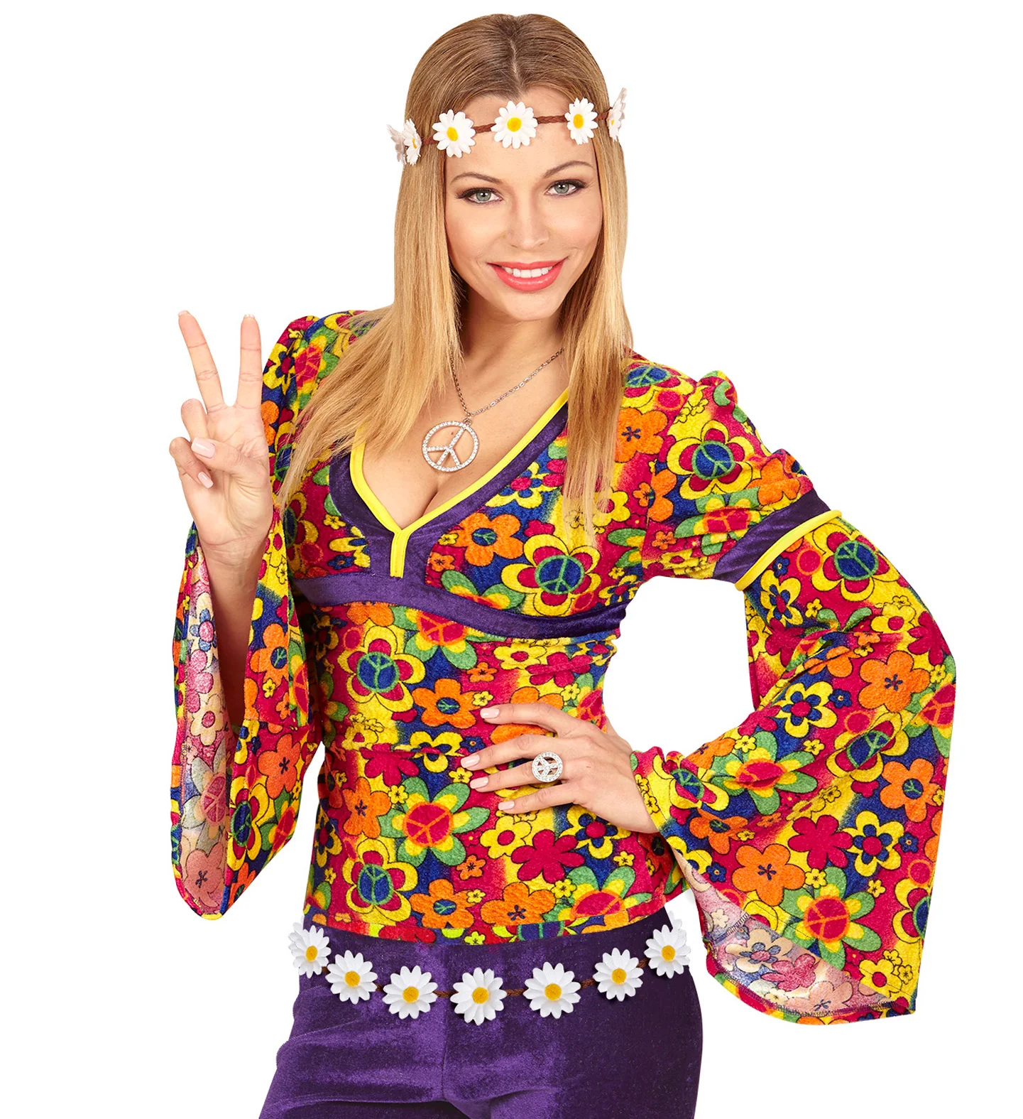Hippie riem Madeliefjes - Image 2