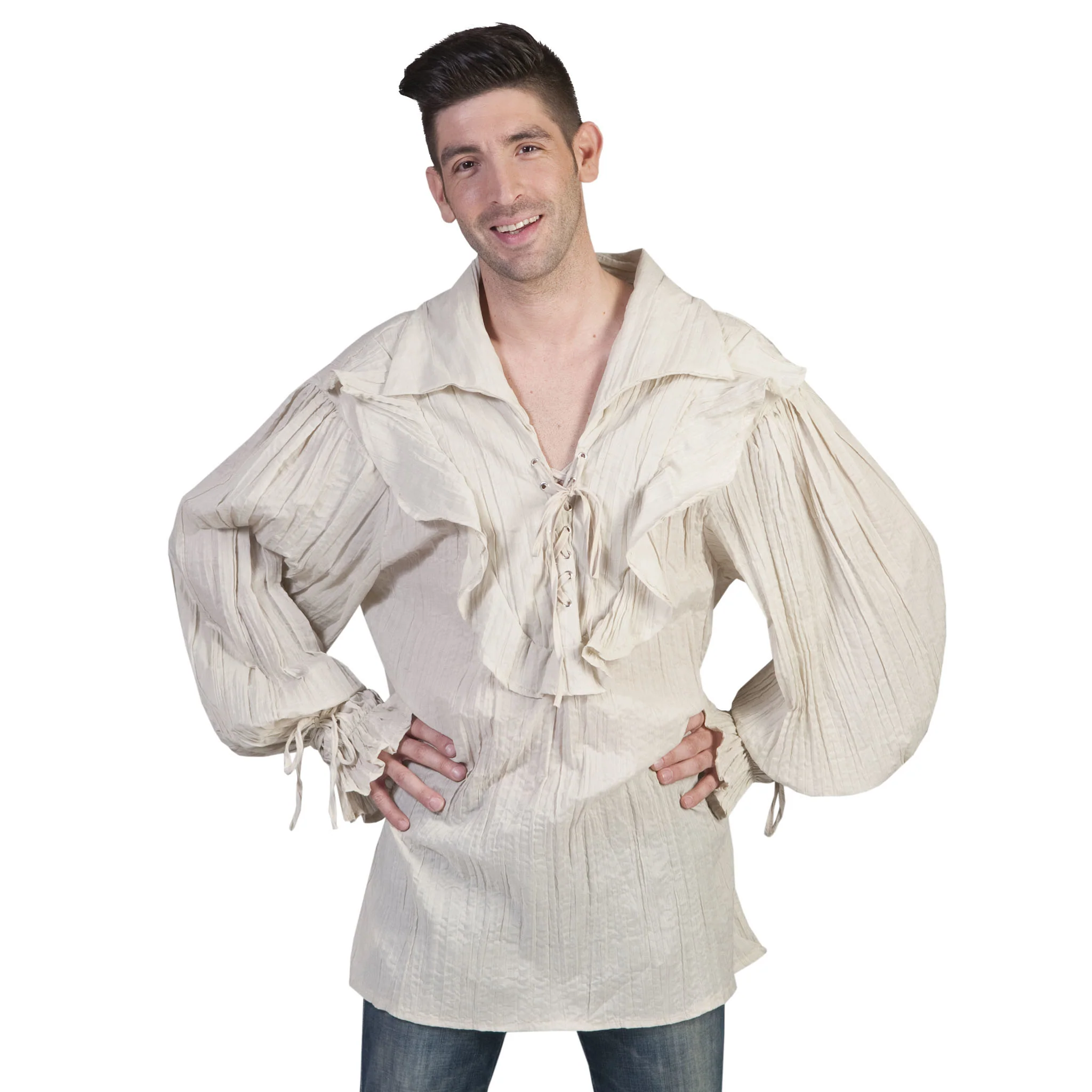 Blouse beige historisch - Image 3