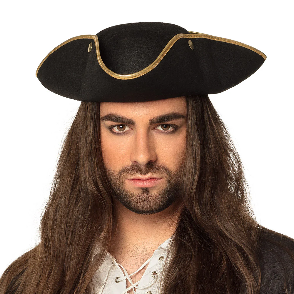 Driesteek zwart hoed Admiraal Henry Tricorn - Image 2