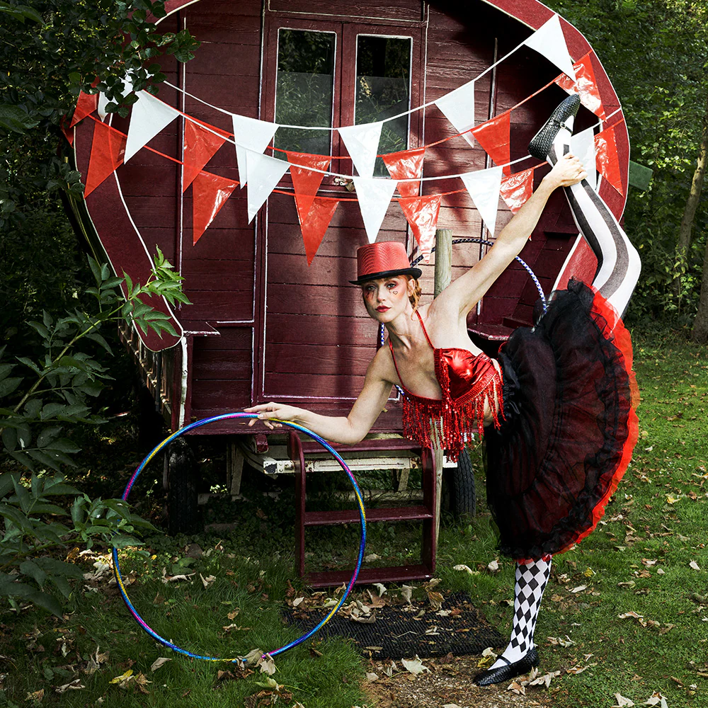 Hoed Caprice rood - Image 6