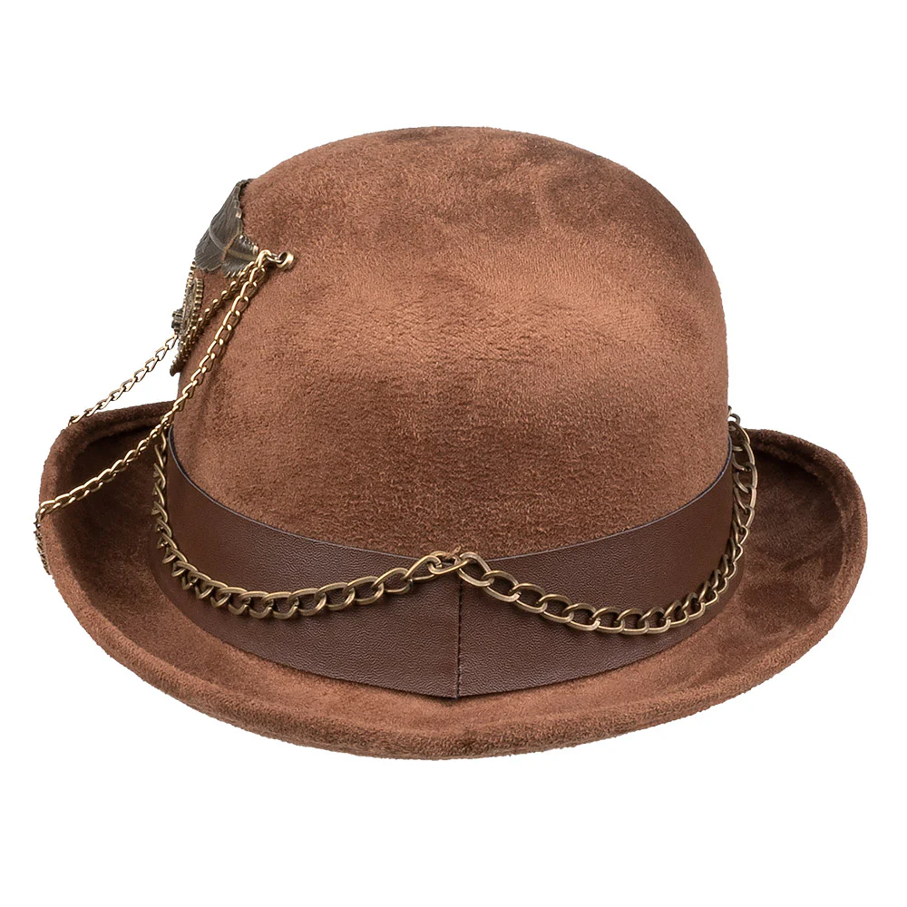 Steampunk bolhoed ketting tandwielen - Image 5