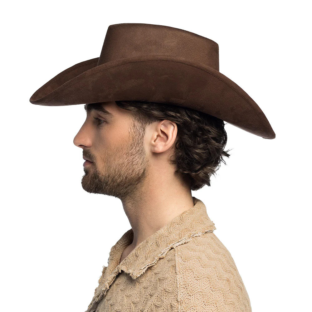 Hoed cowboy Bronco bruin - Image 4