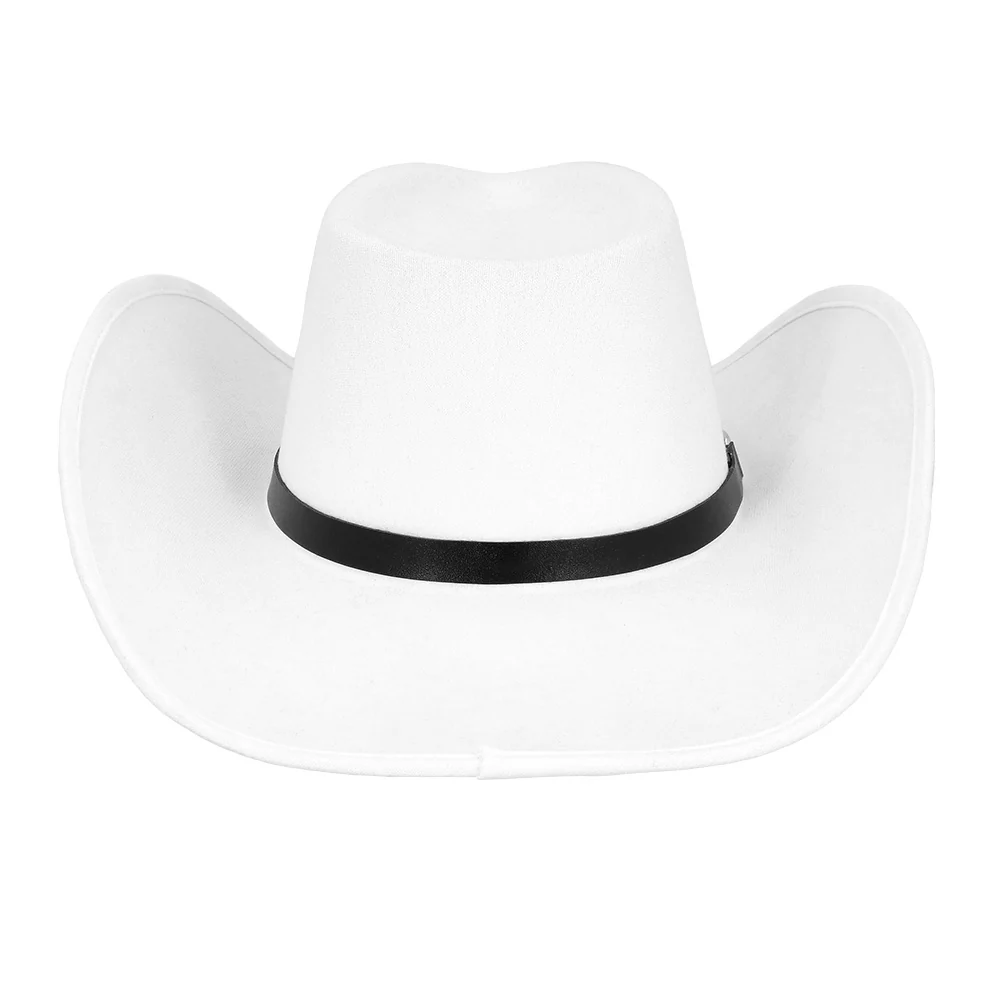 Hoed cowboy Bronco wit - Image 5