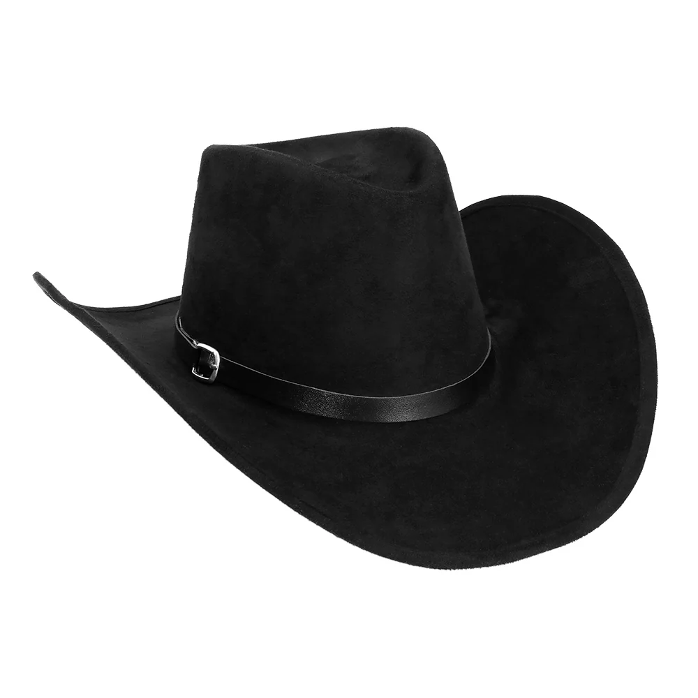 Hoed cowboy Bronco zwart - Image 2