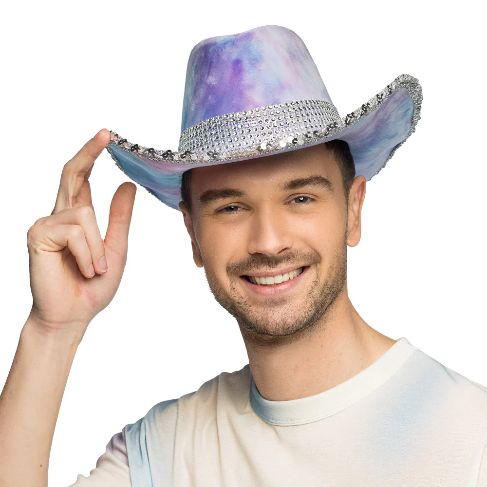 Hoed cowboy Darling lila - Image 3