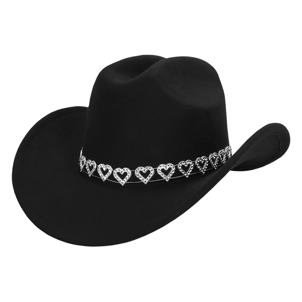 Hoed cowboy Jamie zwart - Image 2