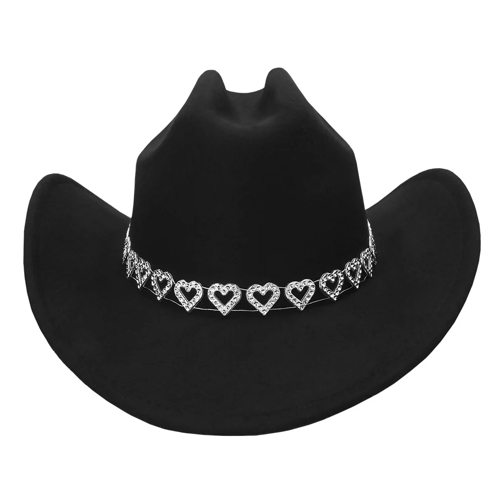 Hoed cowboy Jamie zwart - Image 5