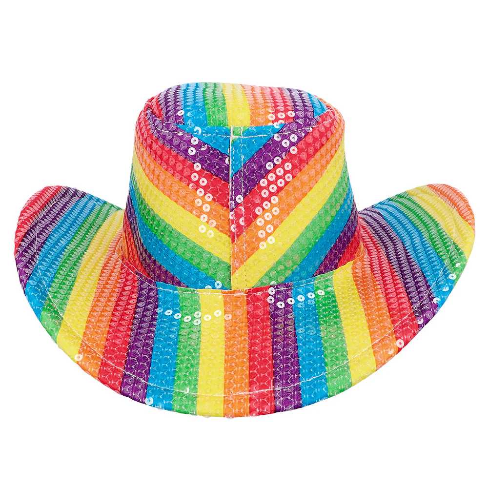 Cowboyhoed regenboog pailletten Pride - Image 5