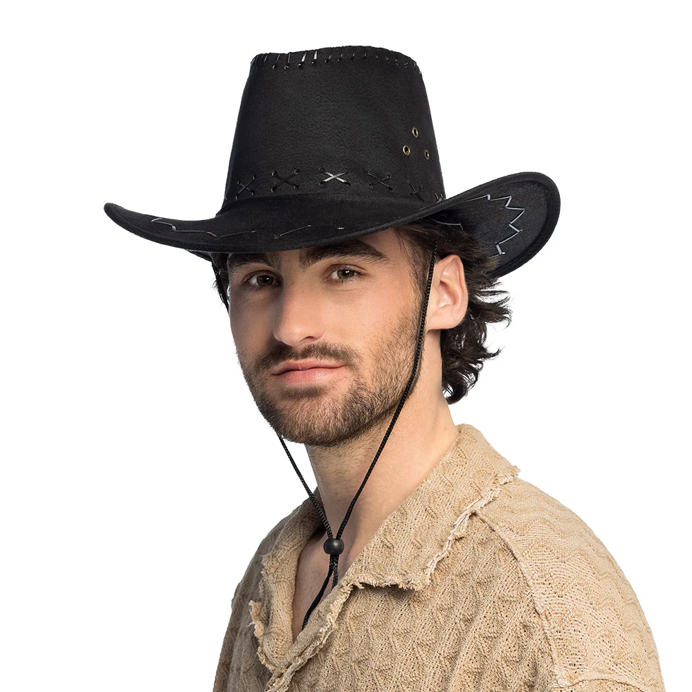Hoed cowboy Savanne zwart - Image 3