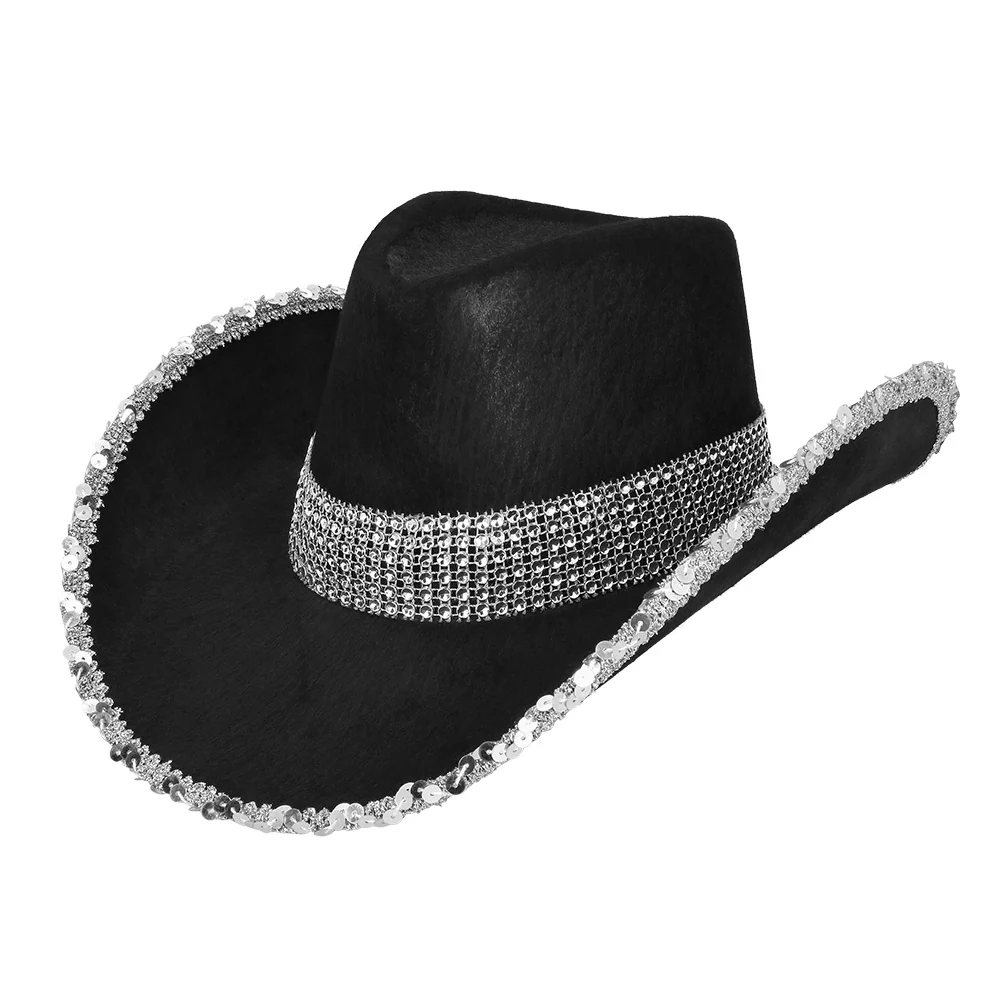 Hoed cowboy Spark zwart - Image 2