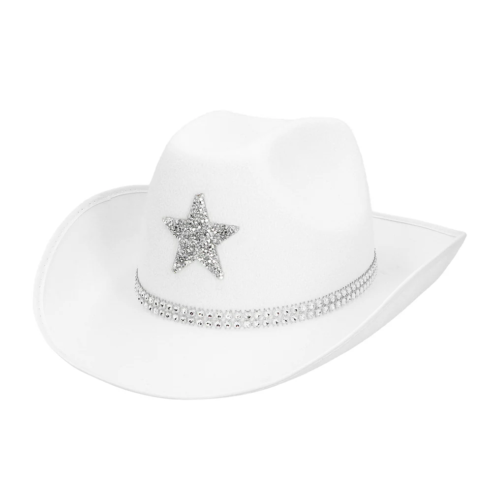 Hoed cowboy Taylor wit - Image 2