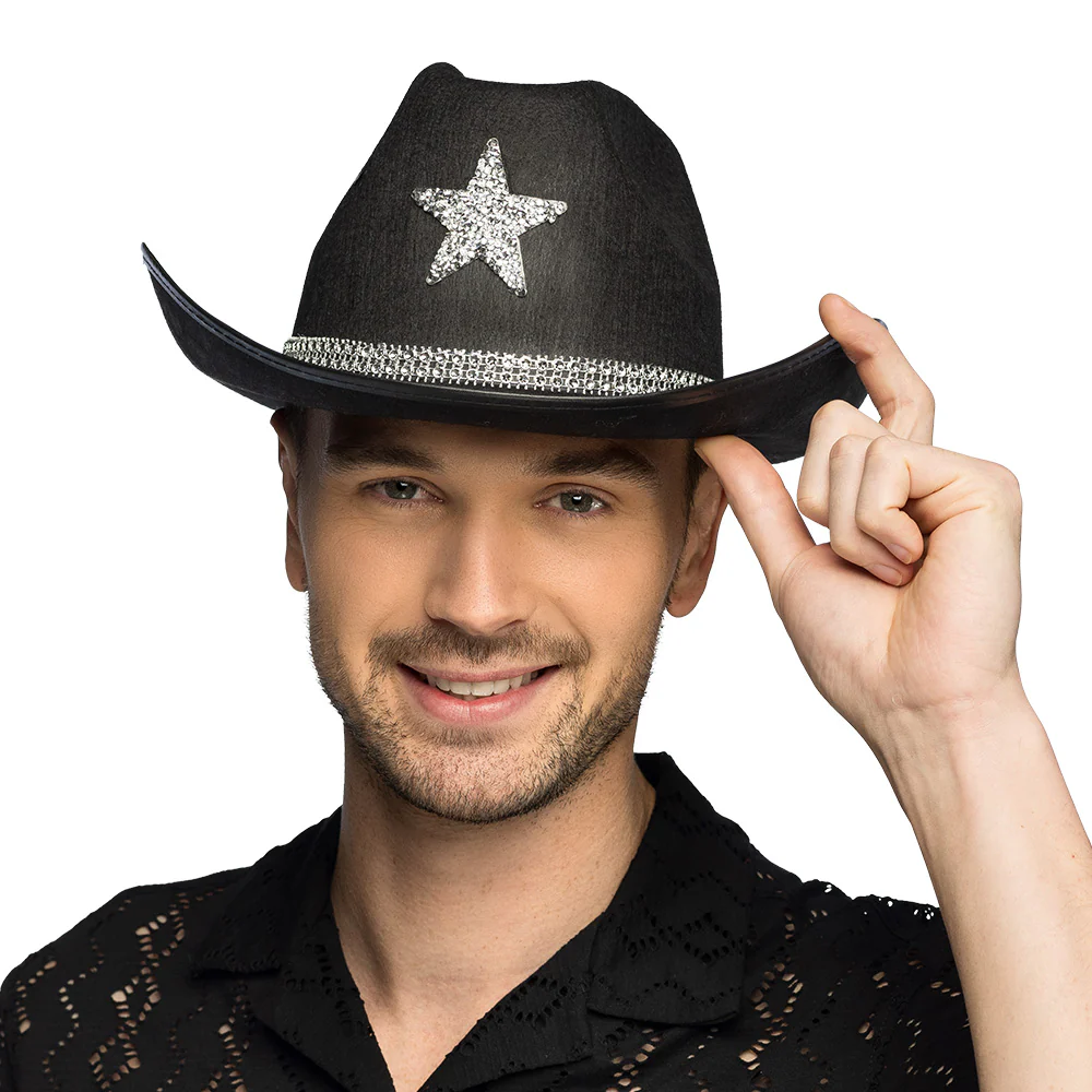 Hoed cowboy Taylor zwart - Image 3