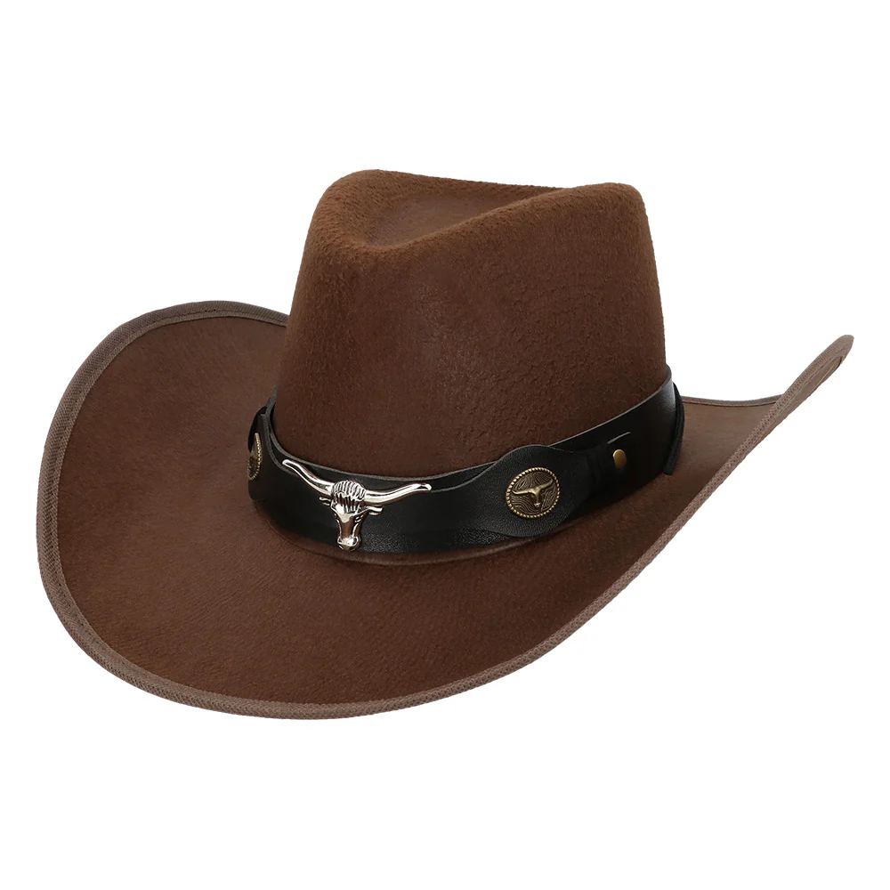 Hoed cowboy Wyatt bruin - Image 2