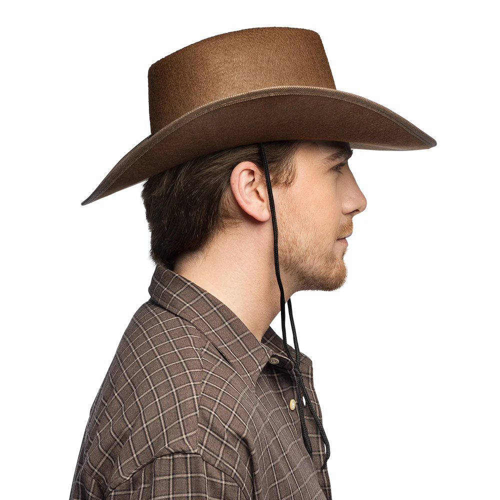 Hoed cowboy Wyatt bruin - Image 4