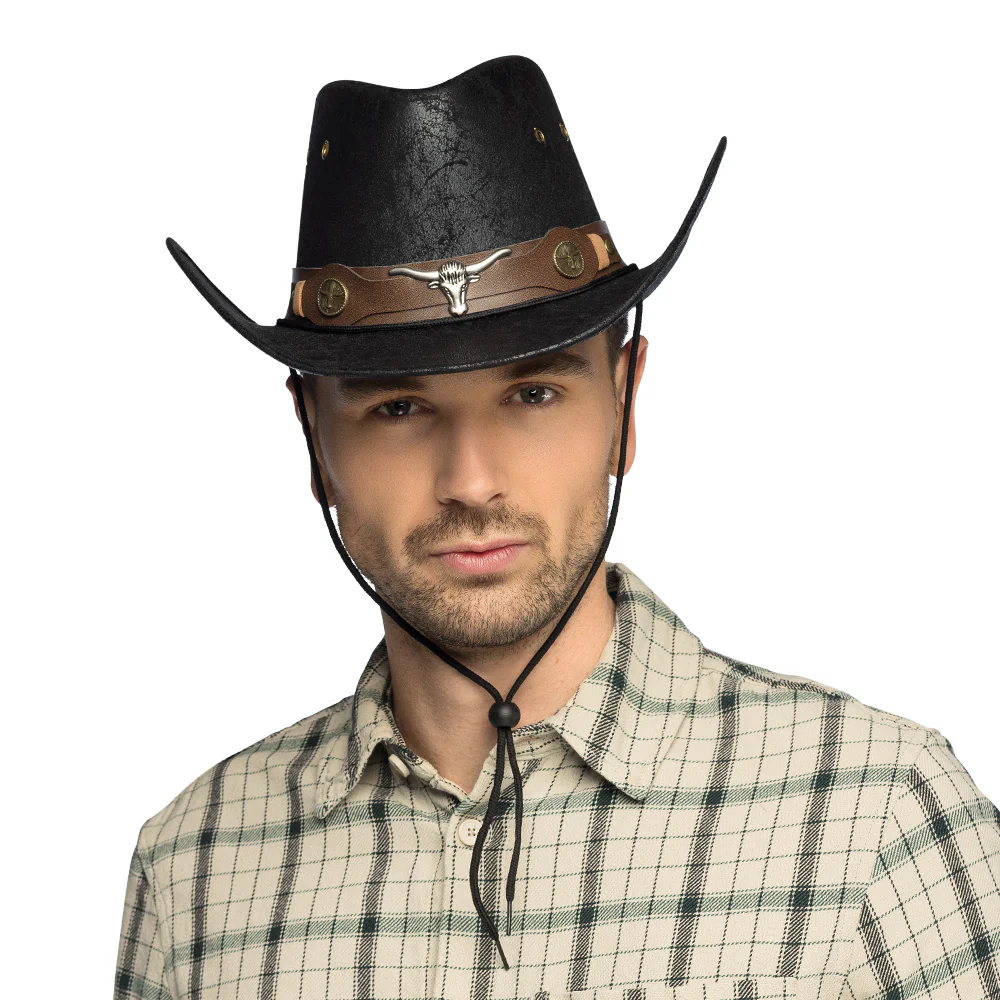 Hoed cowboy Wyatt deluxe