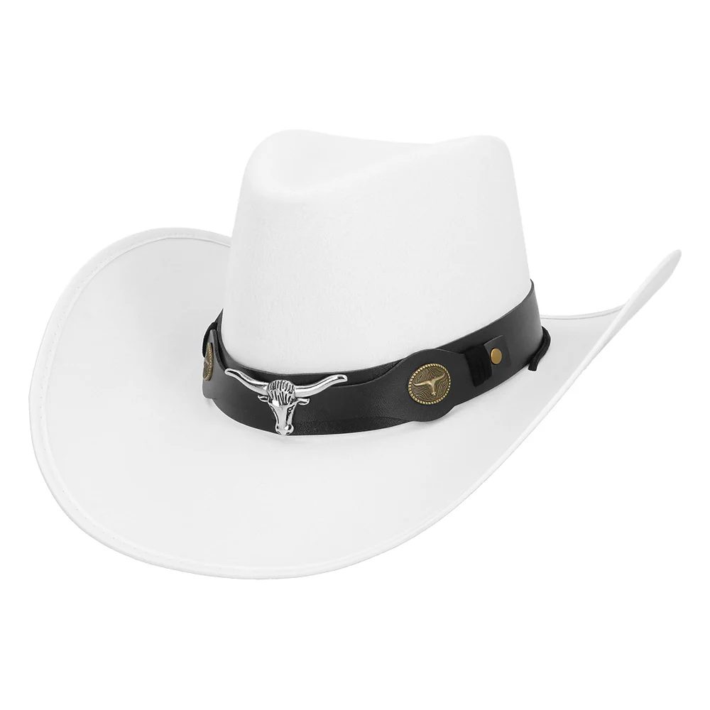 Hoed cowboy Wyatt wit - Image 2