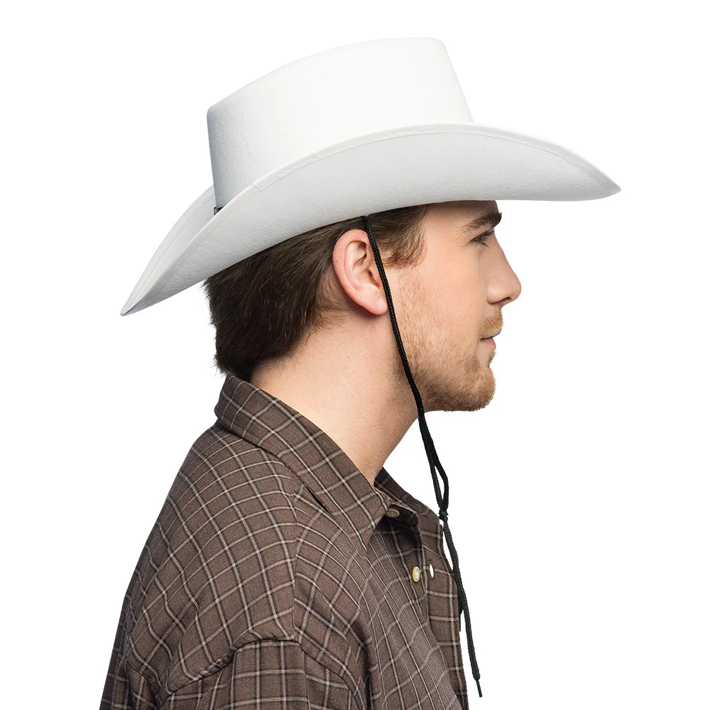 Hoed cowboy Wyatt wit - Image 4