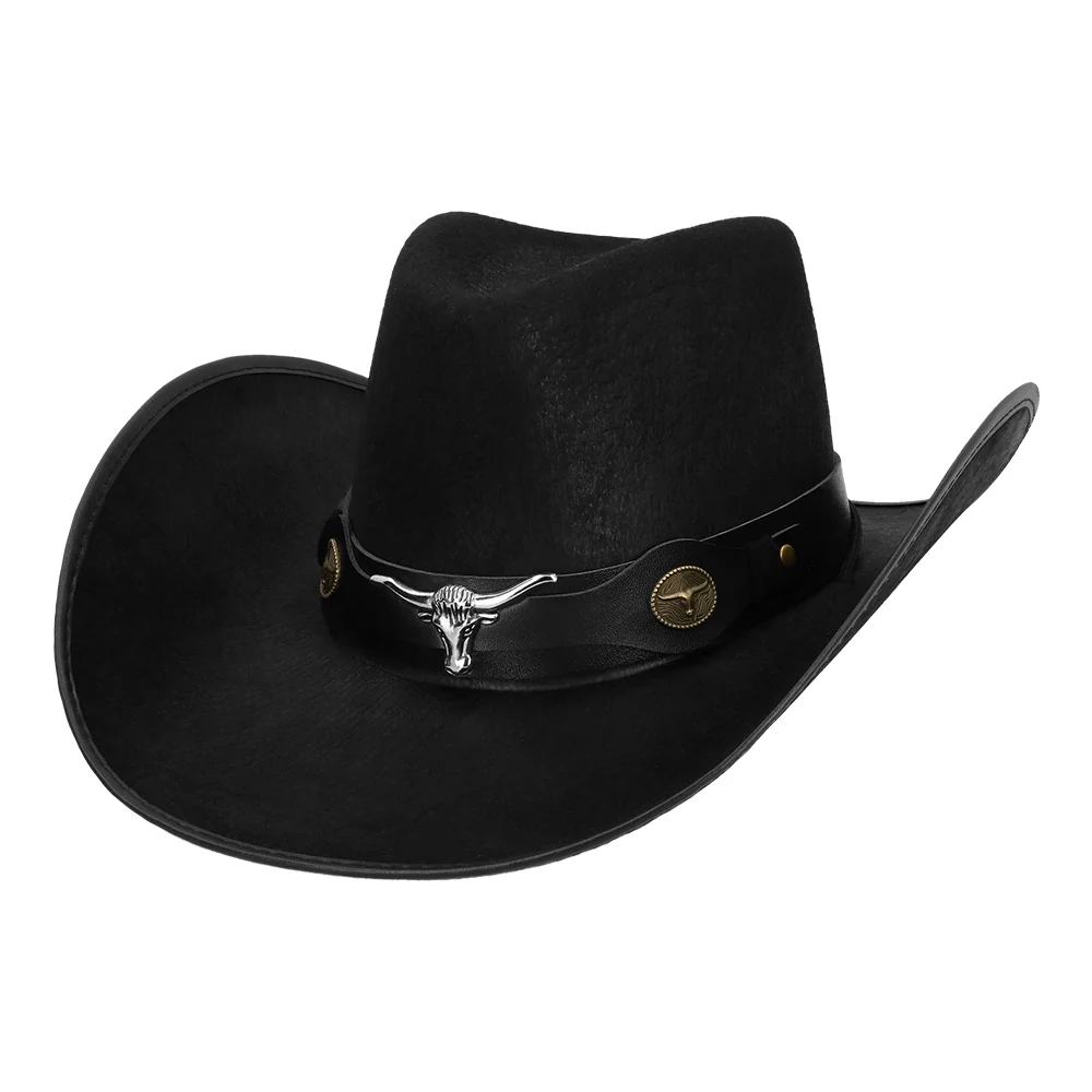 Hoed cowboy Wyatt zwart - Image 2