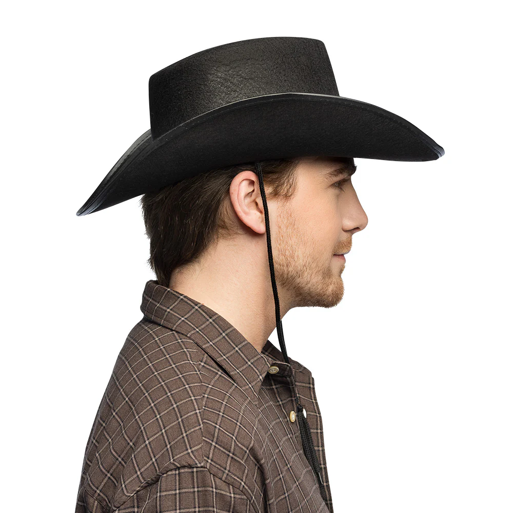 Hoed cowboy Wyatt zwart - Image 4