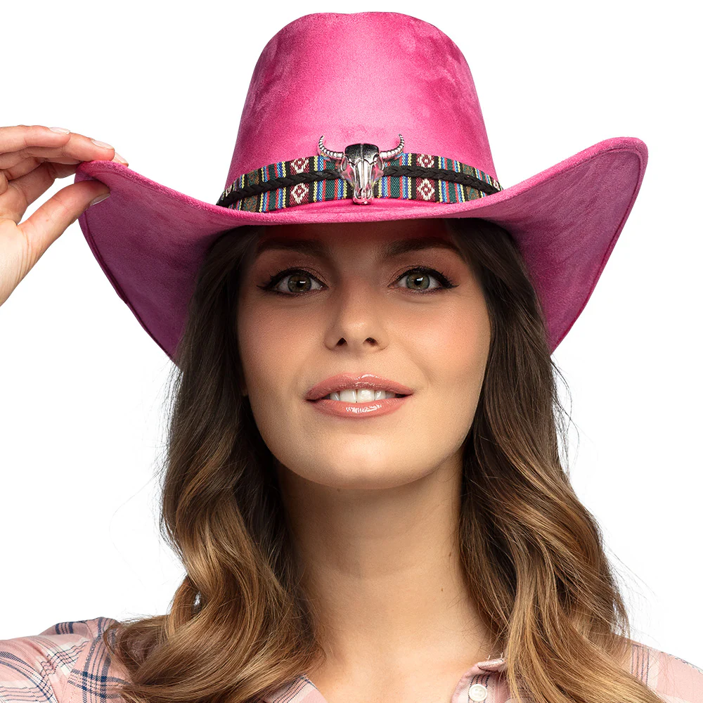 Cowboyhoed Django roze - Image 3