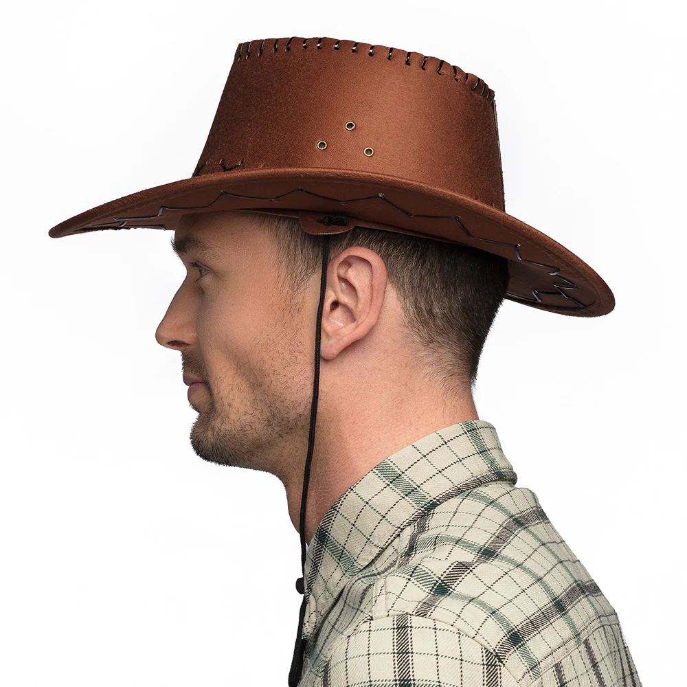 Cowboyhoed Elroy bruin - Image 3