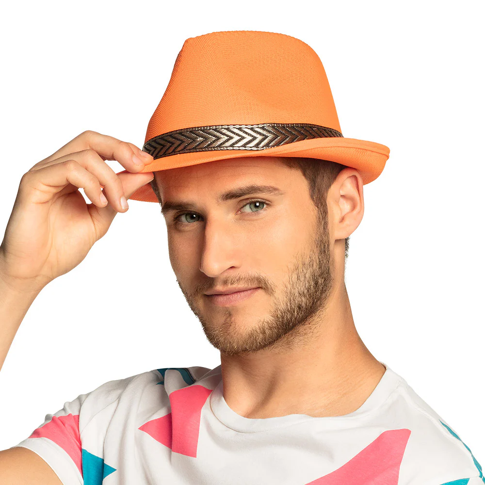 Deukhoedje funky neon oranje - Image 3