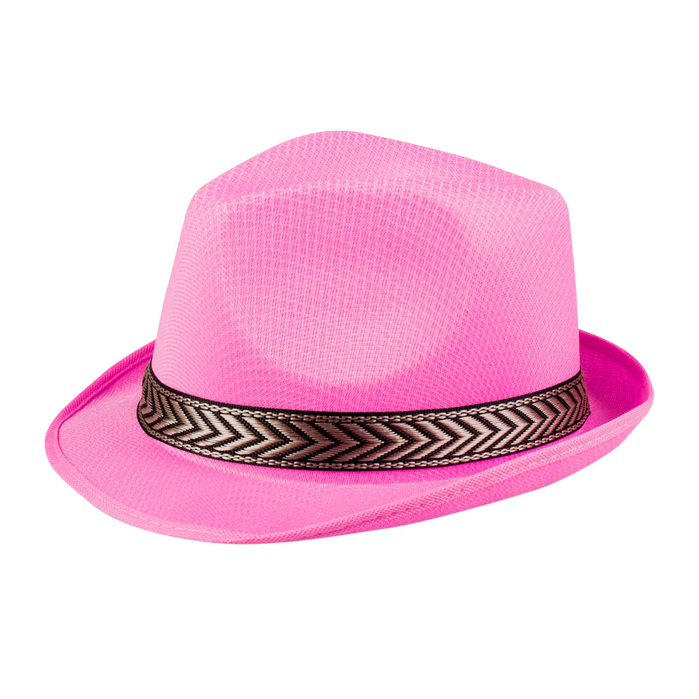 Deukhoedje funky roze