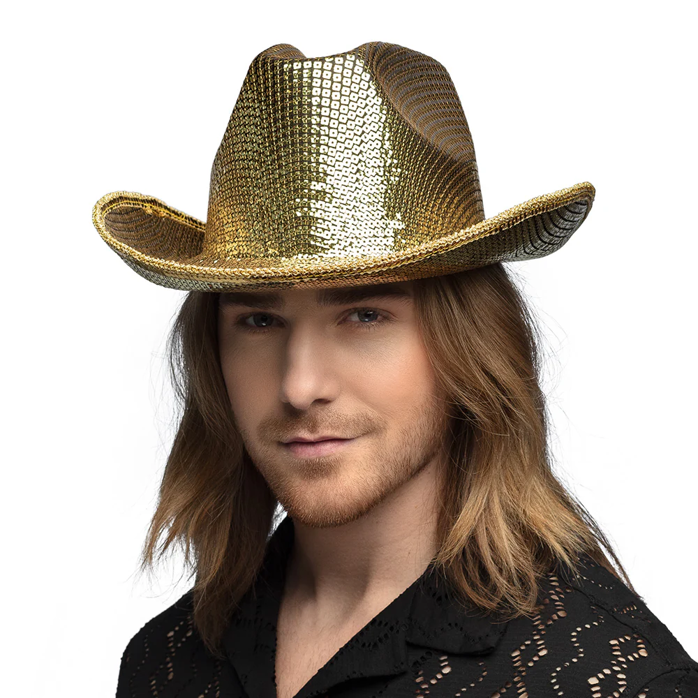 Gouden cowboyhoed glitter Texas - Image 2